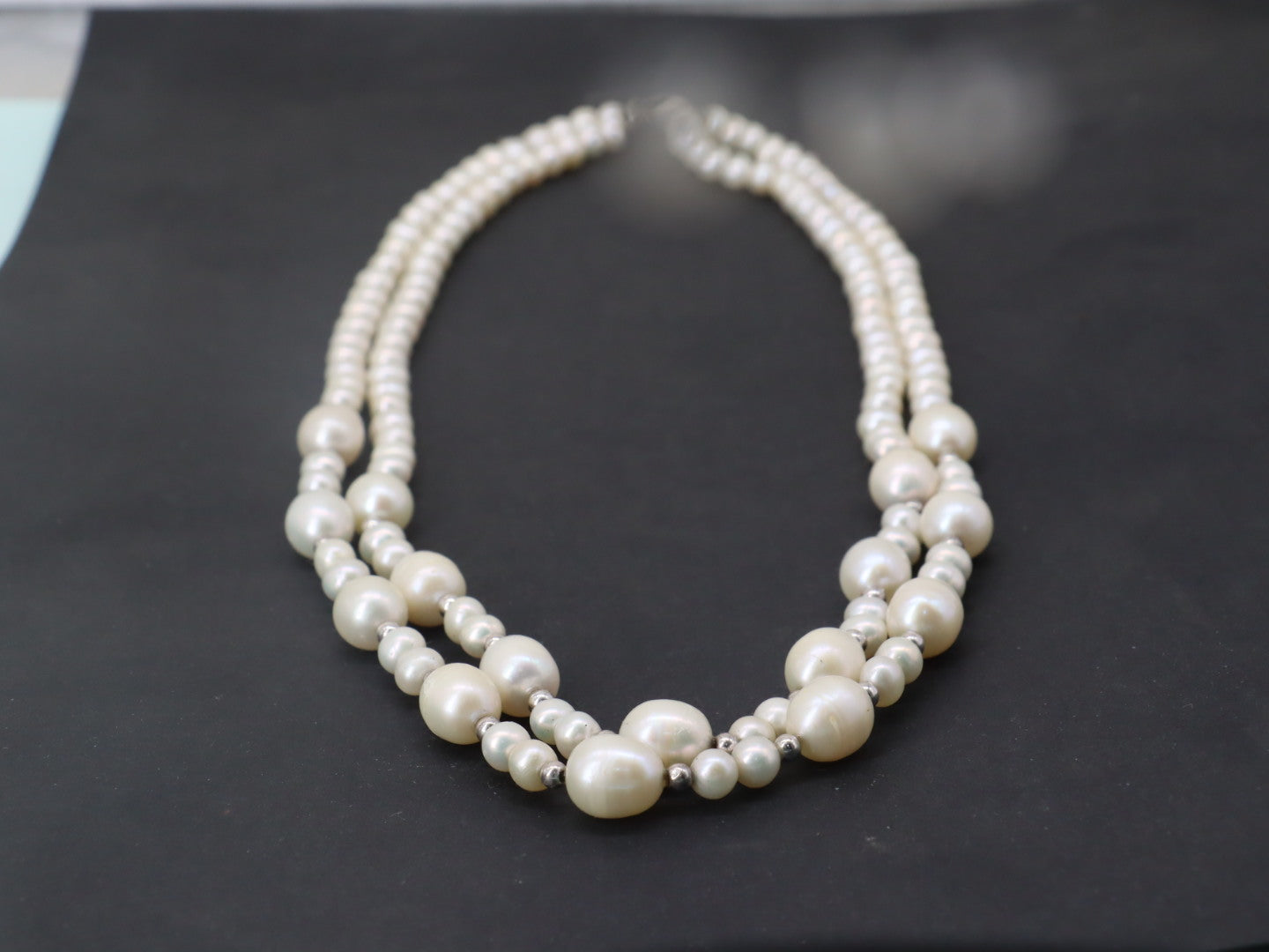 Pearl 2 strings Necklace