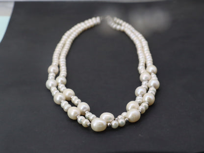 Pearl 2 strings Necklace