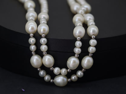 Pearl 2 strings Necklace